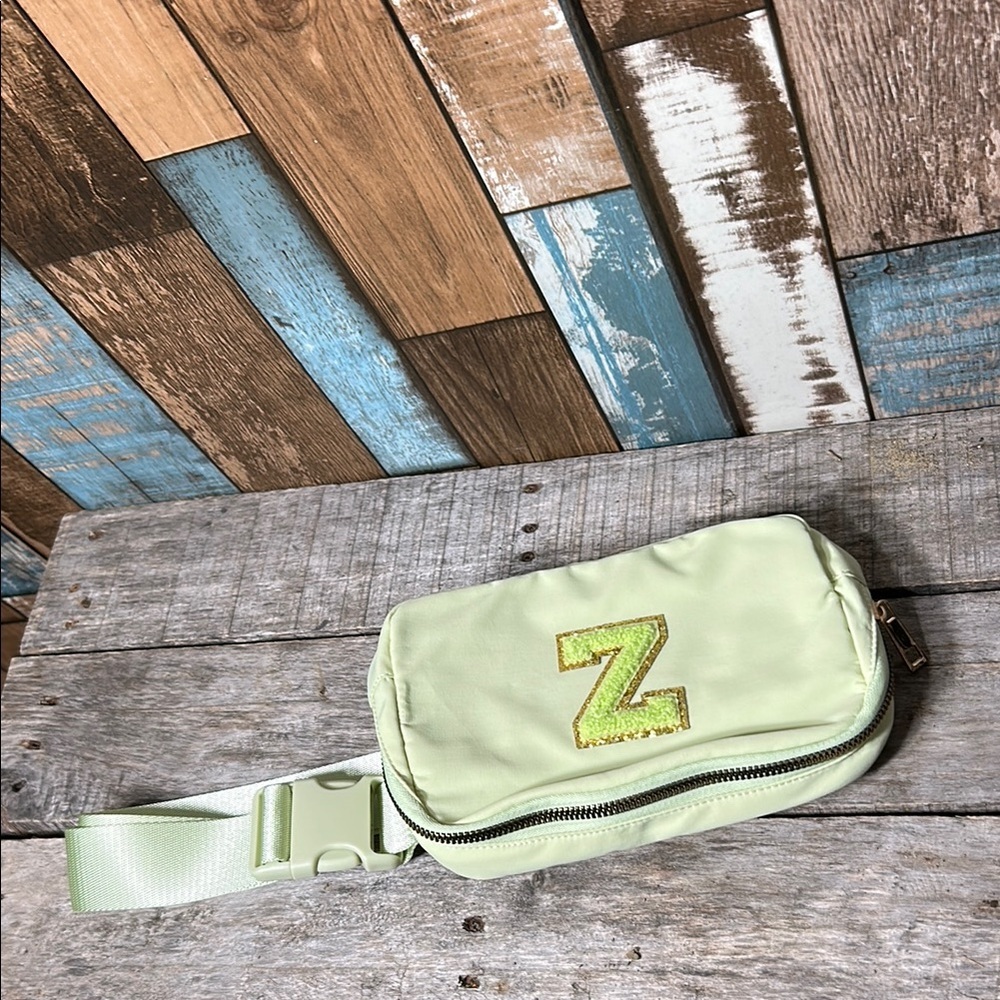 Light Green Belt Bag with Z Patch